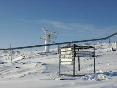 Sunlight exposure experiment at Antarctica