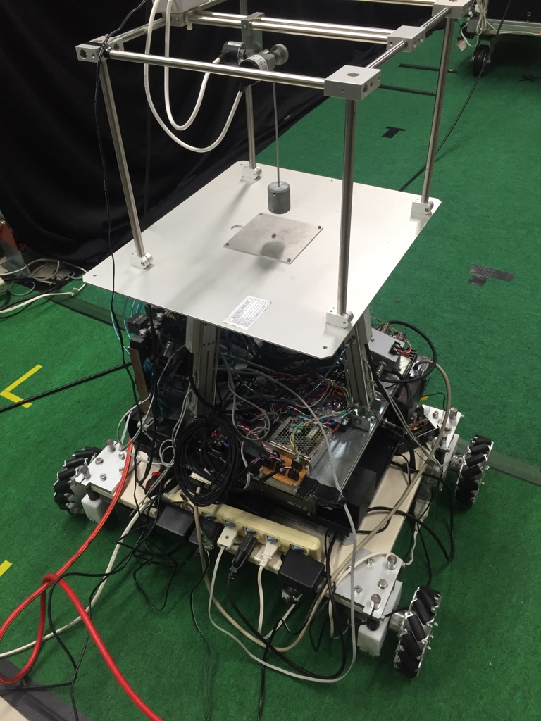 アクティブ吸振器付き移動ロボット