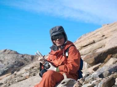 南極ラングホブデにて At Langhovde, Antarctica