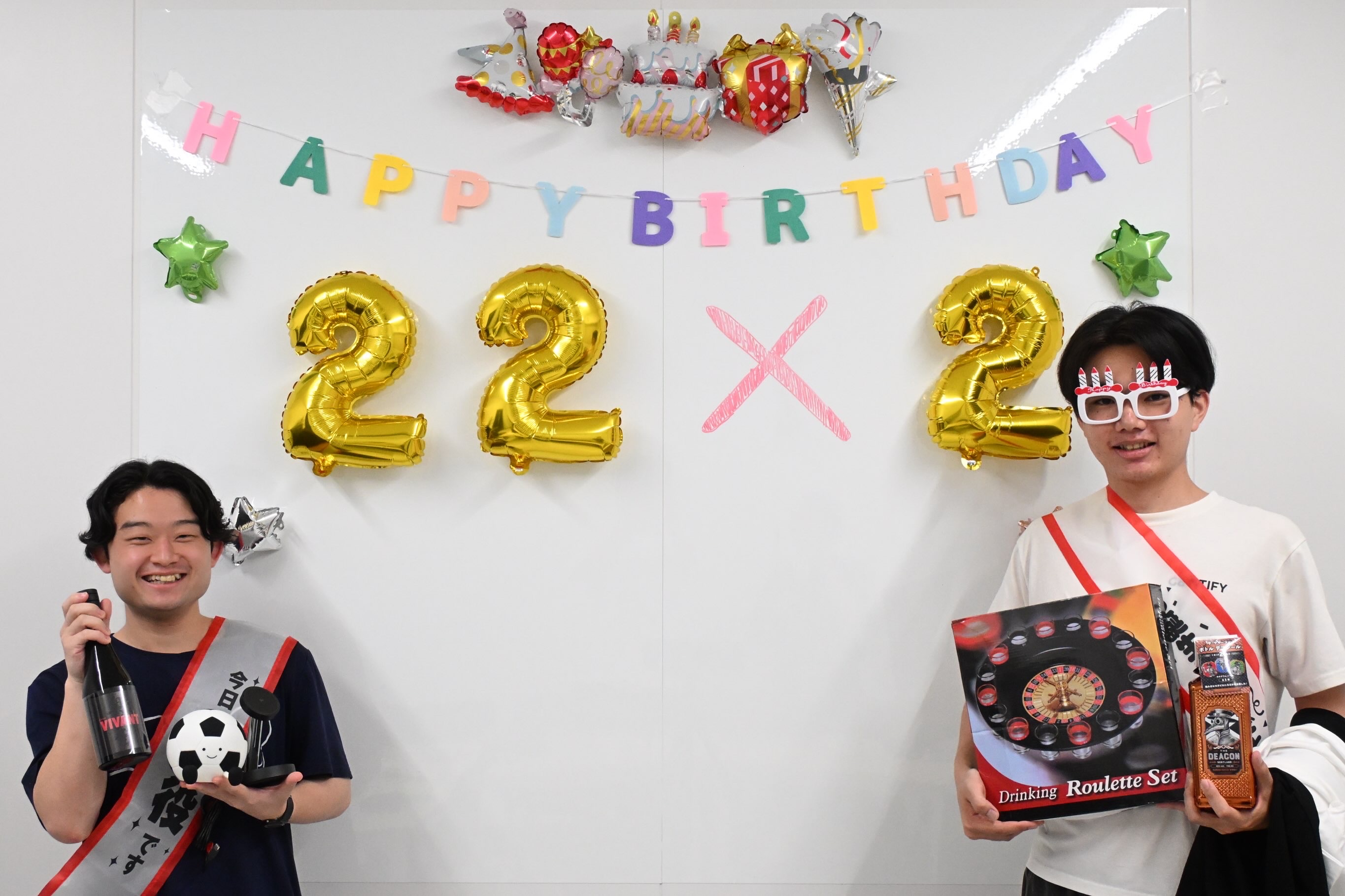 鄙山くん、田辺くん誕生日会