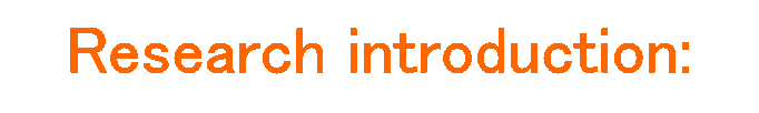 Research introduction: